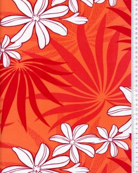 Polynesian Fabric MOENAU Red - Tissushop